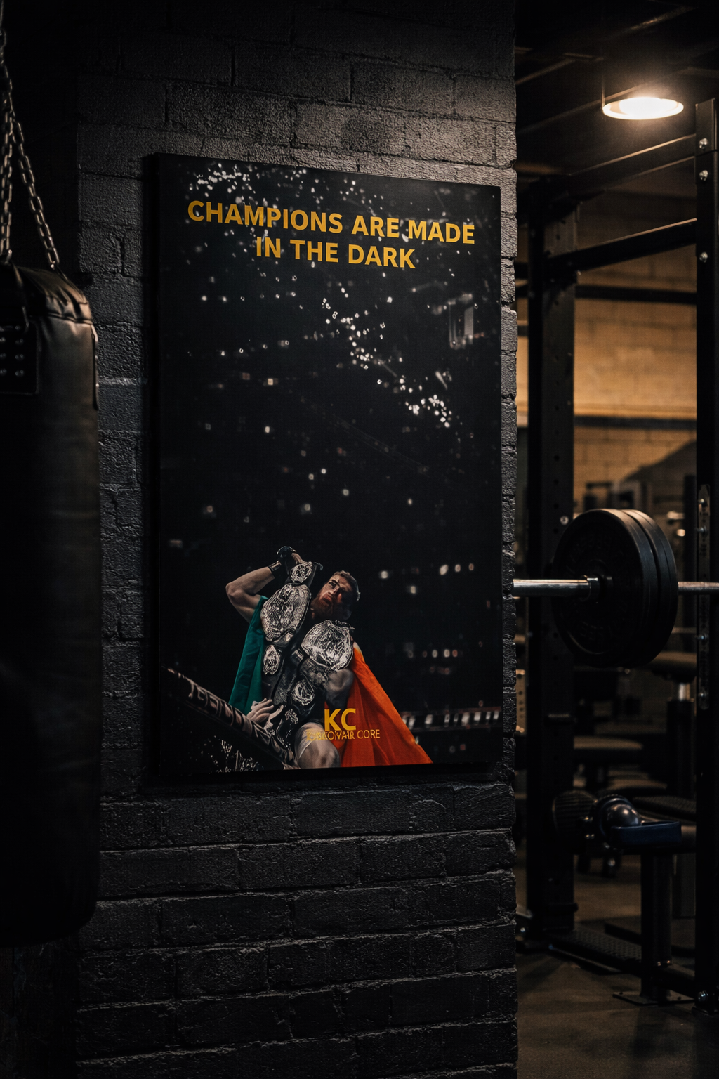 Champions are made in the dark- Kovari poster