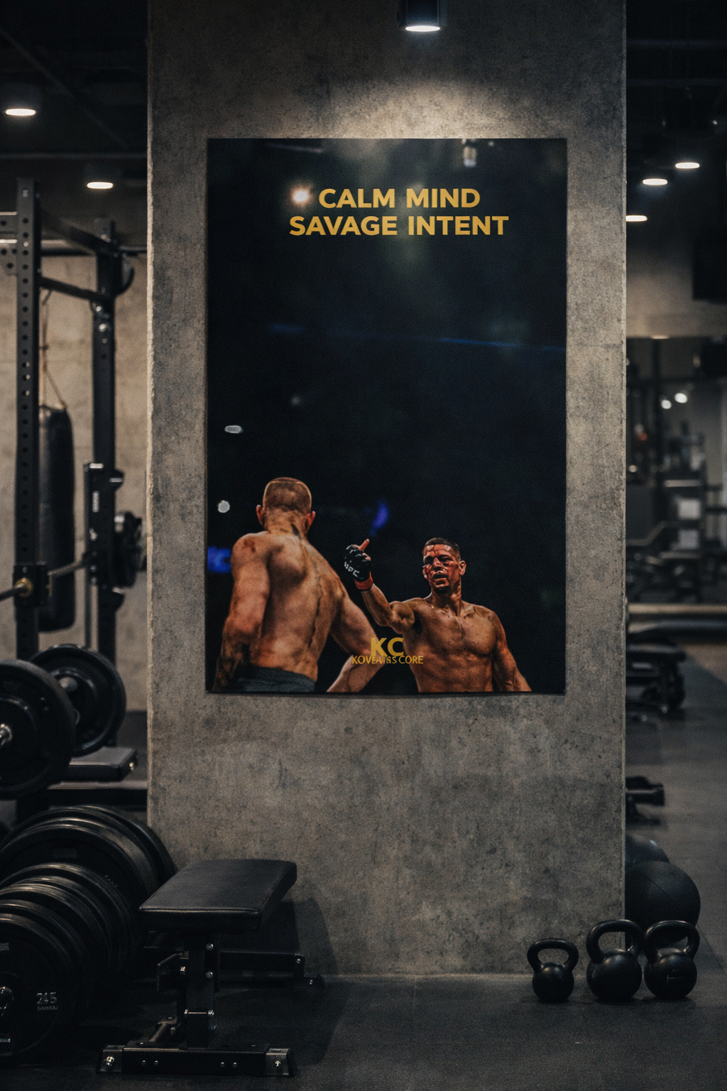 Calm mind savage intent  -Kovari Poster
