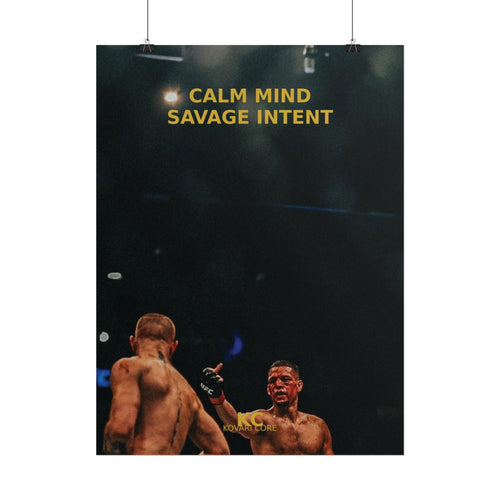 Calm mind savage intent  -Kovari Poster
